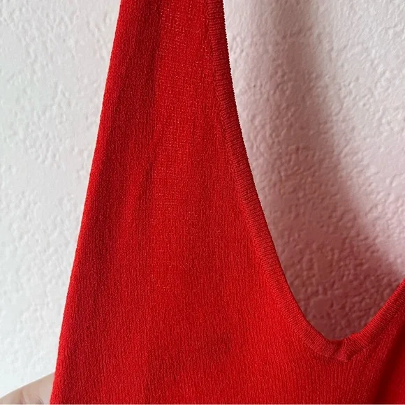 Vintage Y2K 90s sexy red halter top - Picture 7 of 7